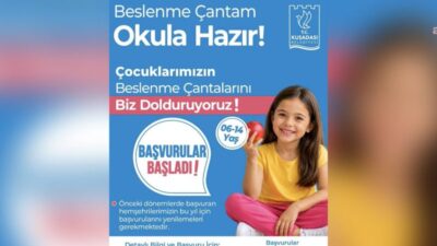 Kuşadası Belediyesi, yeni eğitim öğretim yılı öncesinde ilkokul, ortaokul ve