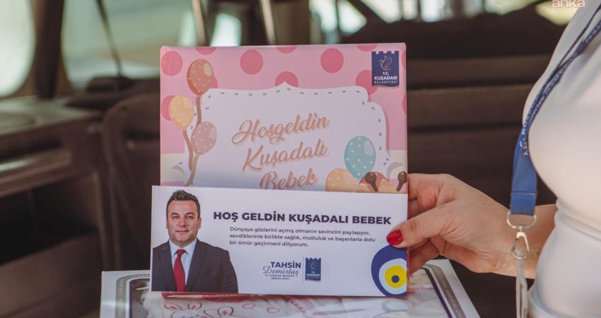 Kuşadası Belediyesi tarafından "Hoş Geldin Bebek" projesi kapsamında 2026 yılının