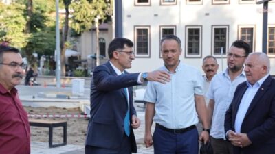 Kütahya Belediye Başkanı Eyüp Kahveci, Ulu Cami ve çevresinde devam