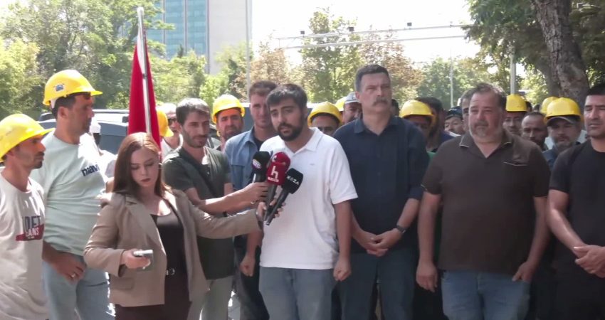 Bağımsız Maden İş Sendikası üyesi Doruk Madencilik ve Elazığ ETİ