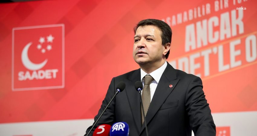 Saadet Partisi Genel Başkanı Mahmut Arıkan, temmuz ayında yıllık enflasyonun