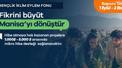 Manisa Büyükşehir Belediyesi, Bloomberg Philanthropies tarafından yürütülen uluslararası Gençlik İklim