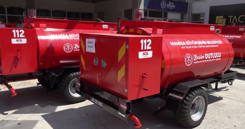 Manisa Büyükşehir Belediyesi, kırsal mahallelerde orman yangınlarına karşı ilk müdahale