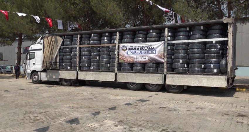 Manisa Büyükşehir Belediyesi’nden Alaşehir’e 13,2 milyon TL’lik damla sulama desteği Manisa Büyükşehir Belediyesi, "Damla Sulama Borusu Desteği" kapsamında Alaşehir’de bin 159