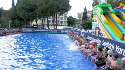 Manisa Büyükşehir Belediyesi tarafından yaz aylarında çocukların sporla buluşması ve