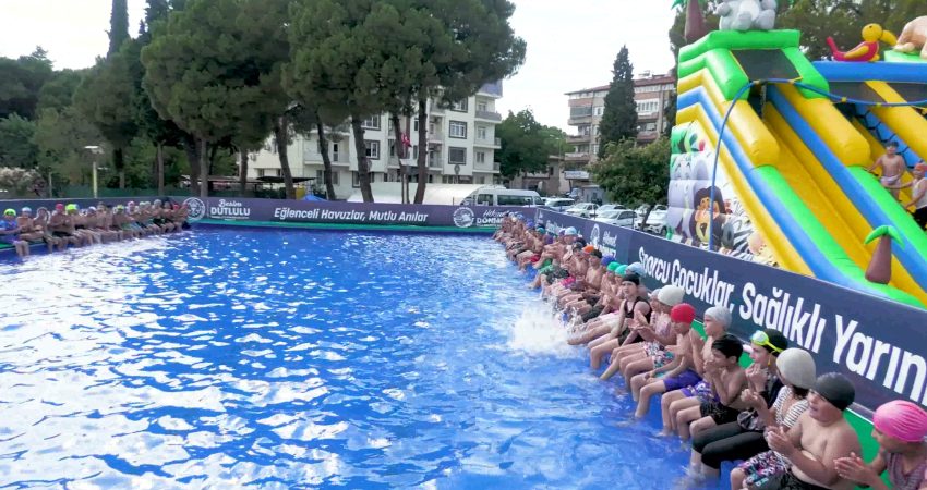 Manisa Büyükşehir Belediyesi tarafından yaz aylarında çocukların sporla buluşması ve