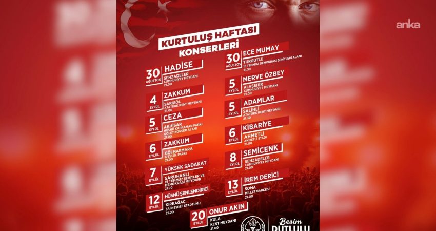 Manisa’nın düşman işgalinden kurtuluşunun 104’üncü yıl dönümü, Büyükşehir Belediyesi tarafından