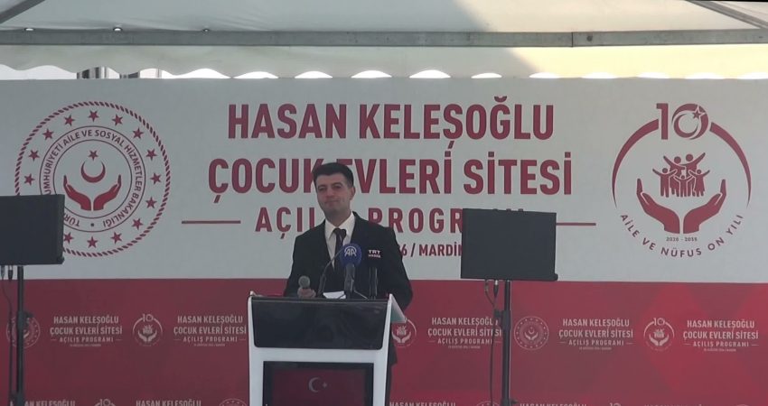 Mardin Hasan Keleşoğlu Çocuk Evleri Sitesi, Bakan Göktaş’ın katılımıyla hizmete açıldı Mardin’de yapımı hayırsever iş insanları tarafından yapımı tamamlanan Hasan Keleşoğlu