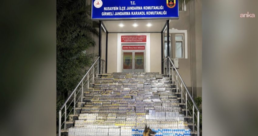 Mardin’in Nusaybin ilçesinde jandarma ekiplerinin bir araçta yaptığı aramada, piyasa