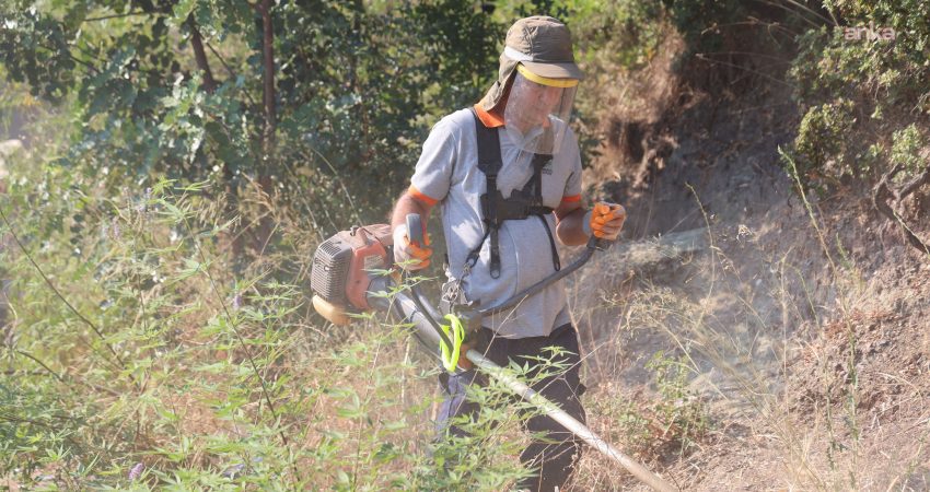 Marmaris Belediyesi, Beldibi çevre yolu güzergahında gerçekleştirdiği temizlik ve bakım