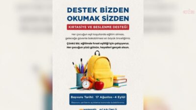 Marmaris Belediyesi, 2026-2027 eğitim-öğretim yılı öncesinde ihtiyaç sahibi öğrenciler için