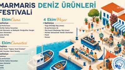 Marmaris’te bu yıl ikincisi düzenlenecek Deniz Ürünleri Festivali, tur programlarına