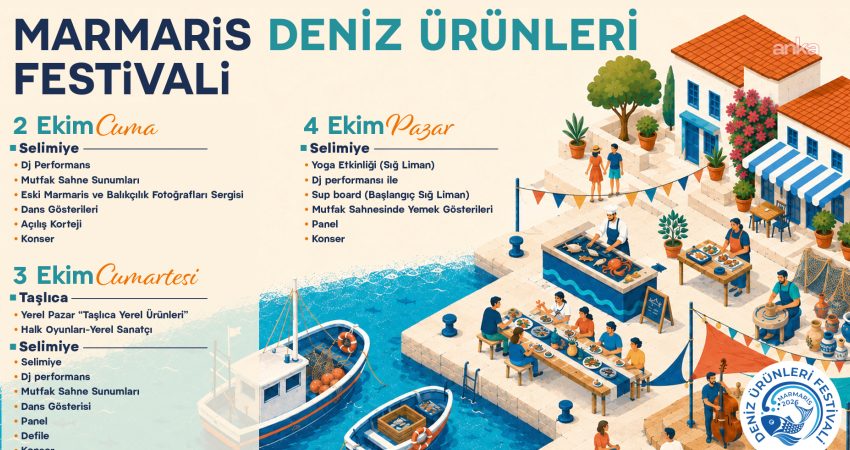 Marmaris Deniz Ürünleri Festivali, ikinci yılında daha geniş kitlelere ulaşmaya hazırlanıyor Marmaris’te bu yıl ikincisi düzenlenecek Deniz Ürünleri Festivali, tur programlarına