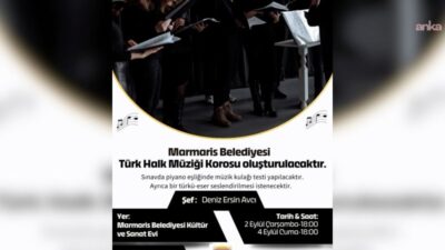 Marmaris Belediyesi, kültür ve sanat çalışmalarına Türk Halk Müziği Korosu’nu