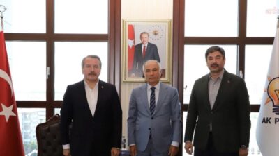 Memur-Sen Genel Başkanı Ali Yalçın ve Genel Başkan Yardımcısı Levent