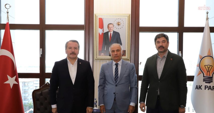 Memur-Sen Genel Başkanı Ali Yalçın ve Genel Başkan Yardımcısı Levent