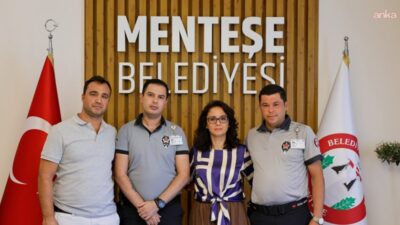 Menteşe’de bir iş yerinin önünde asılı Türk bayrağını ateşe verdiği