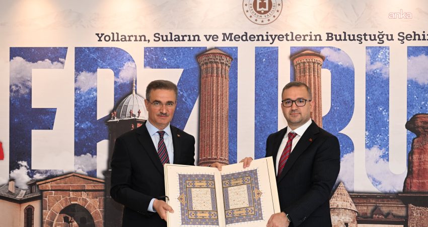 Türkiye Cumhuriyet Merkez Bankası (TCMB) Başkanı Fatih Karahan, Erzurum'da iş