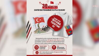 Merkezefendi Belediyesi, 30 Ağustos Zafer Bayramı kutlamaları kapsamında 6-10 yaş