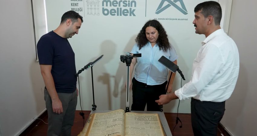 Mersin Kent Belleği Ofisi ile kentin gazete hafızası dijital arşive aktarılıyor Mersin Büyükşehir Belediyesi bünyesinde faaliyet gösteren Mersin Kent Belleği Ofisi;