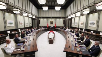 Cumhurbaşkanı Recep Tayyip Erdoğan başkanlığında toplanan Millî Güvenlik Kurulunda, "Terörsüz