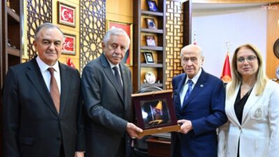 MHP TBMM Grubu, MHP Genel Başkanı Devlet Bahçeli'yi ziyaret ederek,