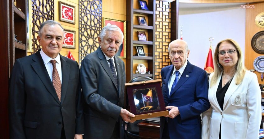 MHP TBMM Grubu, MHP Genel Başkanı Devlet Bahçeli'yi ziyaret ederek,