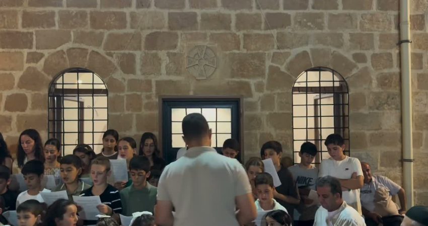 Mardin’in Midyat ilçesinde yer alan tarihi Mor Ahısnoyo Kilisesi’nde, Süryani