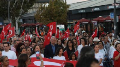 Mudanya, Büyük Zafer’in 104’üncü yıl dönümünde tek yürek oldu. Mudanyalılar,