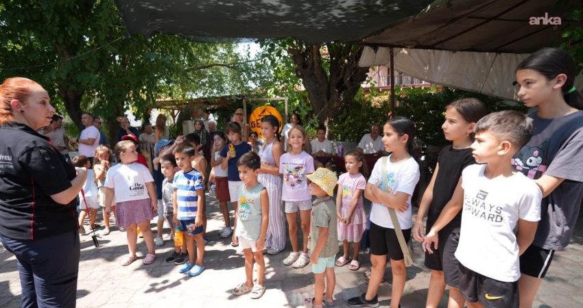 Muğla Büyükşehir Belediyesi, Fethiye Yeşilüzümlü’de yaşanan yangından etkilenen çocuklar için
