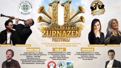 Muğla Büyükşehir Belediyesi tarafından bu yıl 11’incisi düzenlenecek Uluslararası Zurnazen