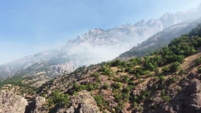 Tunceli’de, Munzur Vadisi Milli Parkı sınırları içerisinde bulunan Venk bölgesinde