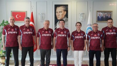 Ortahisar Belediye Başkanı Ahmet Kaya, Trabzonspor’a destek vermek amacıyla başkan