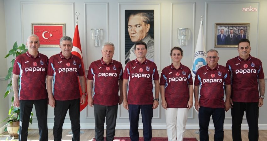 Ortahisar Belediye Başkanı Ahmet Kaya, Trabzonspor’a destek vermek amacıyla başkan