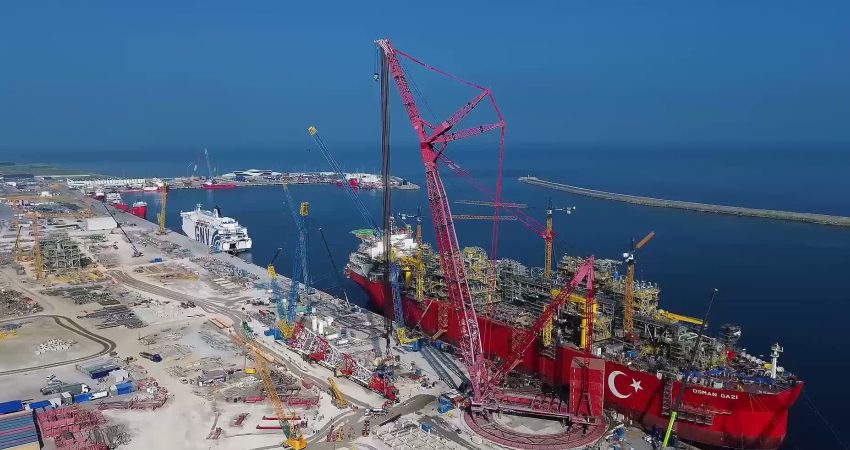 Enerji ve Tabii Kaynaklar Bakanlığı, Osman Gazi Yüzer Üretim Platformu'nun