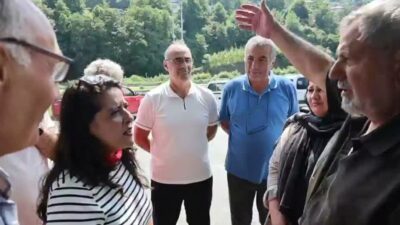 Emek Partisi (EMEP) Gaziantep Milletvekili Sevda Karaca, Rize’nin Pazar ilçesine