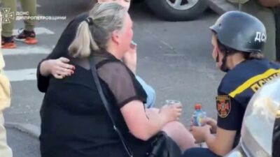 Ukrayna'nın orta kesimindeki Kriviy Rih kentinde bir alışveriş merkezine Rusya