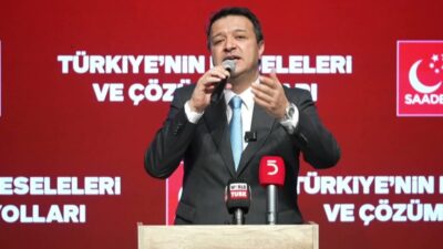 Saadet Partisi Genel Başkanı Mahmut Arıkan, Türkiye'de “adalet krizi” yaşandığını