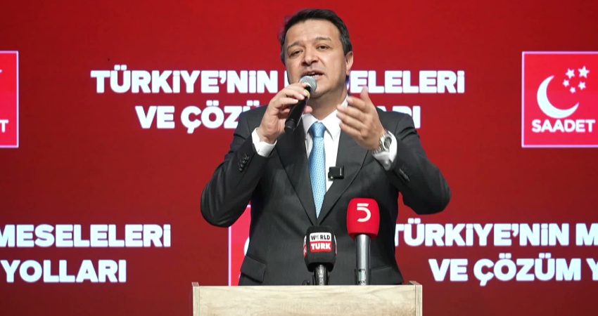 Saadet Partisi Genel Başkanı Mahmut Arıkan, Türkiye'de “adalet krizi” yaşandığını