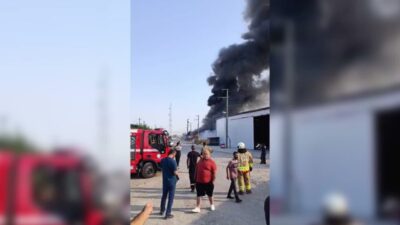 Manisa’nın Salihli ilçesindeki sanayi sitesinde bulunan tüp dolum tesisinde, sabah
