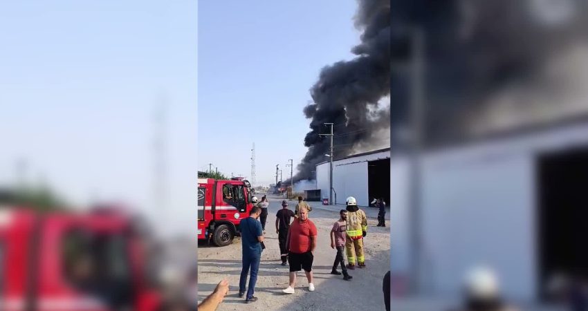 Manisa’nın Salihli ilçesindeki sanayi sitesinde bulunan tüp dolum tesisinde, sabah