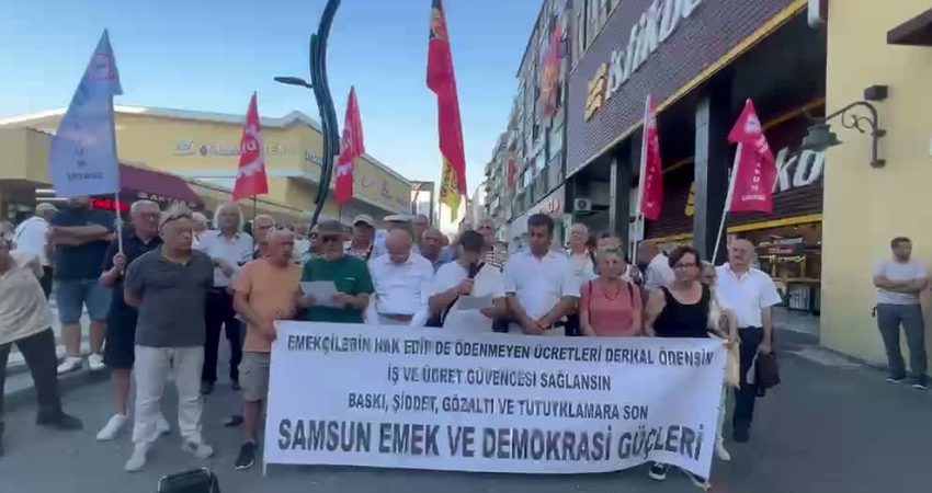 Samsun Emek ve Demokrasi Güçleri, son dönemde baskı, şiddet, demokrasi