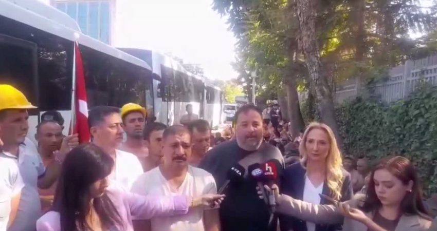 Bağımsız Maden İş Sendikası Yöneticisi Volkan Çetin, gözaltına alınan Genel