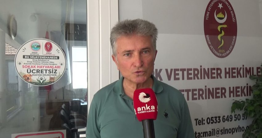Sinop Veteriner Hekimleri Odası Başkanı Doğan Özdemir, Sinop Belediyesi ile