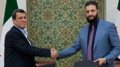 Suriye Cumhurbaşkanı Ahmed Şara, Mazlum Abdi'yi Cumhurbaşkanlığı danışmanlığına atadı.
