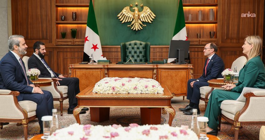 Suriye Cumhurbaşkanı Ahmed Şara, Norveç Dışişleri Bakanı Espen Barth Eide’yi