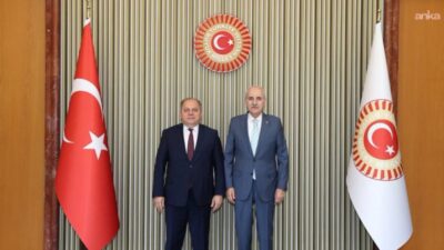 TBMM Başkanı Numan Kurtulmuş, Yargıtay Başkanı Ömer Kerkez'i makamında kabul