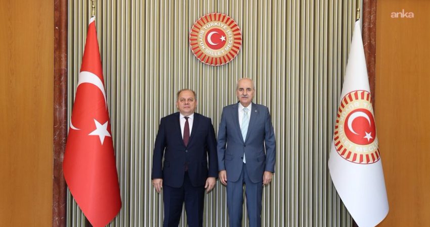 TBMM Başkanı Numan Kurtulmuş, Yargıtay Başkanı Ömer Kerkez'i makamında kabul