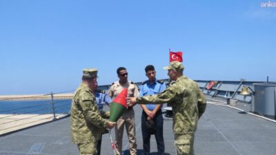 TCG Gemlik fırkateyninde "Libya-Türkiye Eğitim, Yardımlaşma ve Danışmanlık Faaliyetleri" kapsamında,