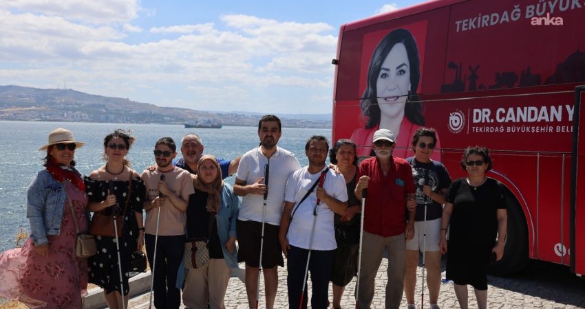 Tekirdağ Büyükşehir Belediyesi, Altı Nokta Körler Derneği Tekirdağ Şubesi üyeleri